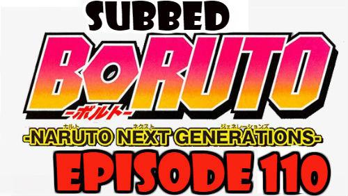 Boruto Episode 110 Subbed English Free Online