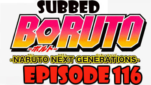 Boruto Episode 116 Subbed English Free Online