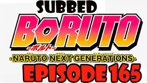 Boruto Episode 165 Subbed English Free Online