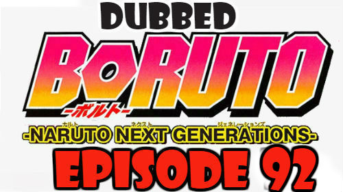 Boruto Episode 92 Dubbed English Free Online